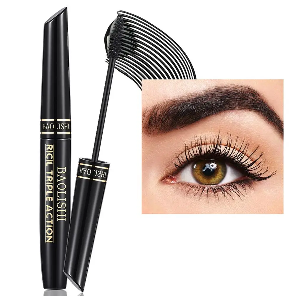 

1pcs Waterproof Anti-sweat Mascara Lengthens Eyelashes Female Mascara Non-smudge Mascara Makeup Fiber Cosmetic Extension Si X1F0