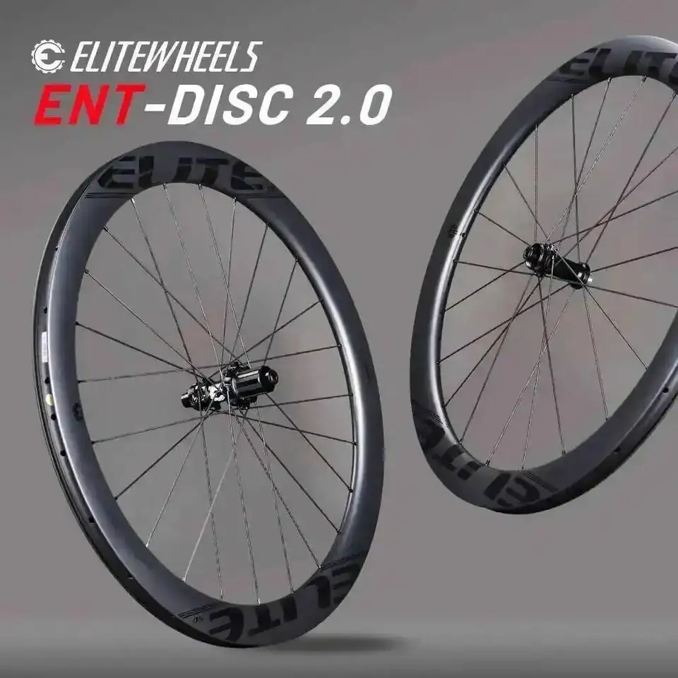 即日発送ELITEWHEELS ent エリートホイール　ディスク60mm ELITEWHEELS カーボンホイール ENT 2.0 ディスクブレーキ 700c