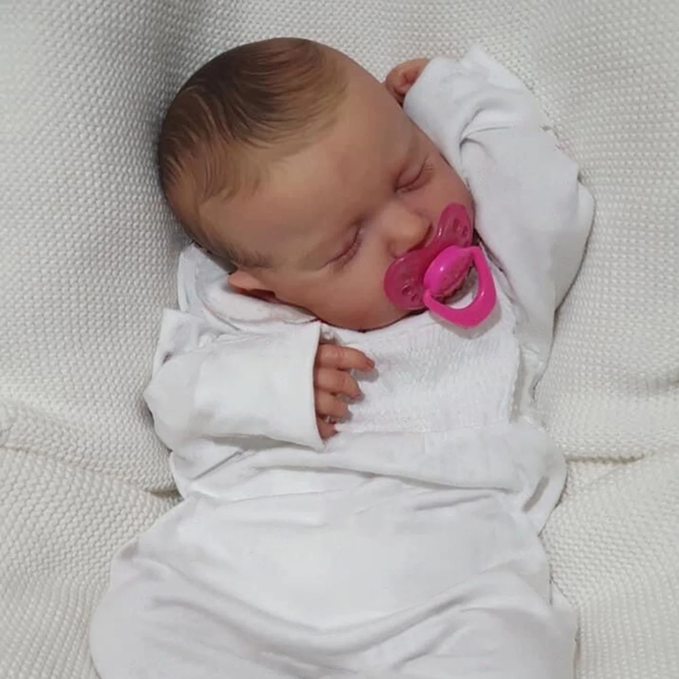 

Кукла-реборн Лулу 50 см (20 дюймов) - реалистичная виниловая кукла-младенец с ручной росписью, девочка, игрушка - подарок на Рождество