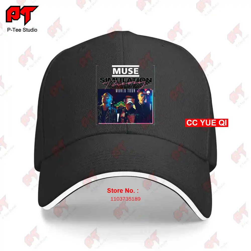 

Muse Simulation Theory World Tour 2019 Concert Baseball Caps Truck Cap BKA4