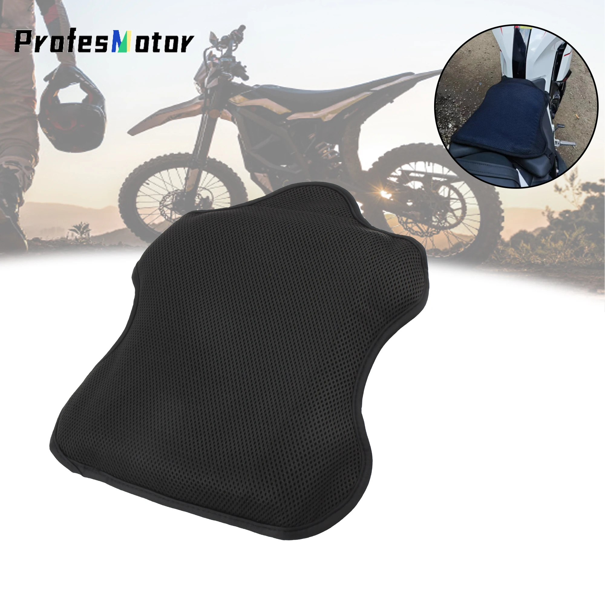 

For Suzuki GSX8S GSX-8S Universal Motorcycle Gel Seat Cover Motorbike Breathable Mesh Parts For BMW R1300GS 2023 2024 2025