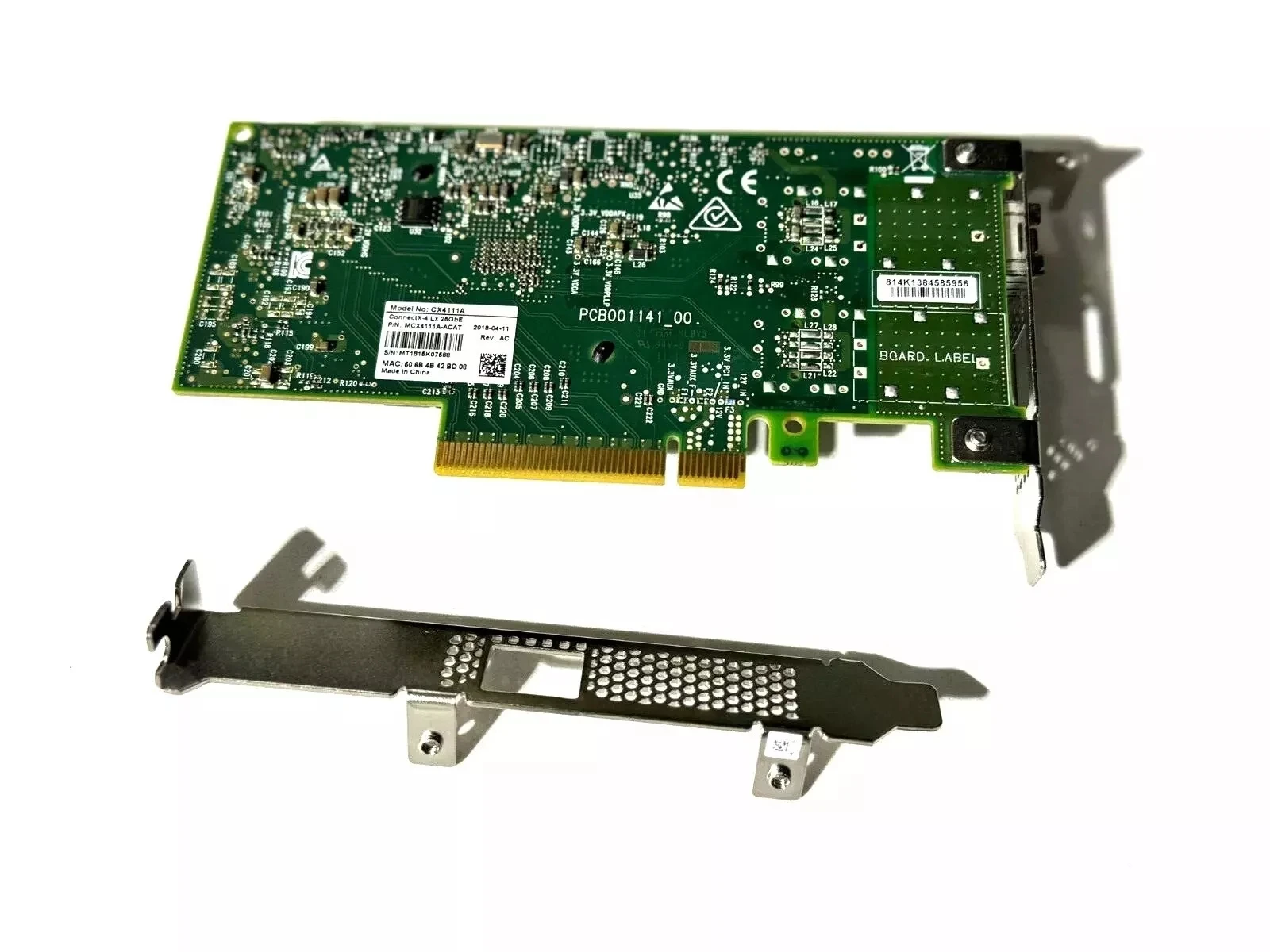 Imagem -02 - Placa Ethernet Pci e 3.0 Conector x4 25gigabit Mellanox-cx4111a Mcx4111a-acat