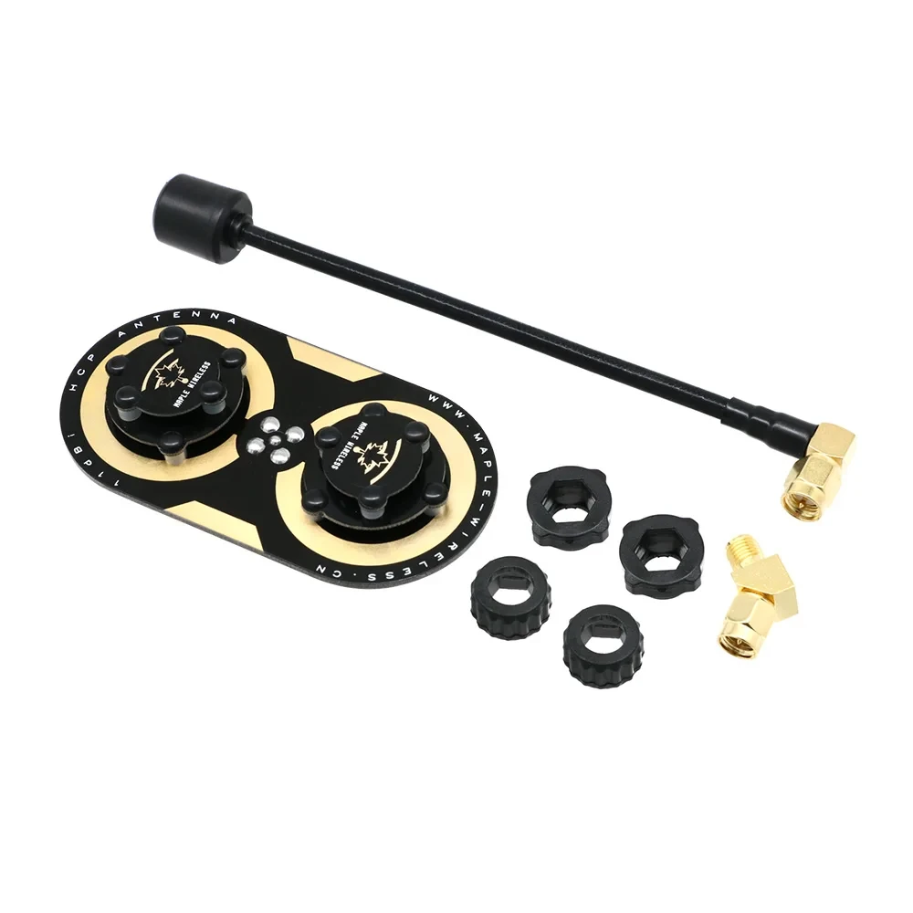 Original Maple Wireless Antenna 11dBi 5.8GHz SMA Circular Polarized FPV Antenna KIT Fatshark SKYZONE  RC FPV Goggles