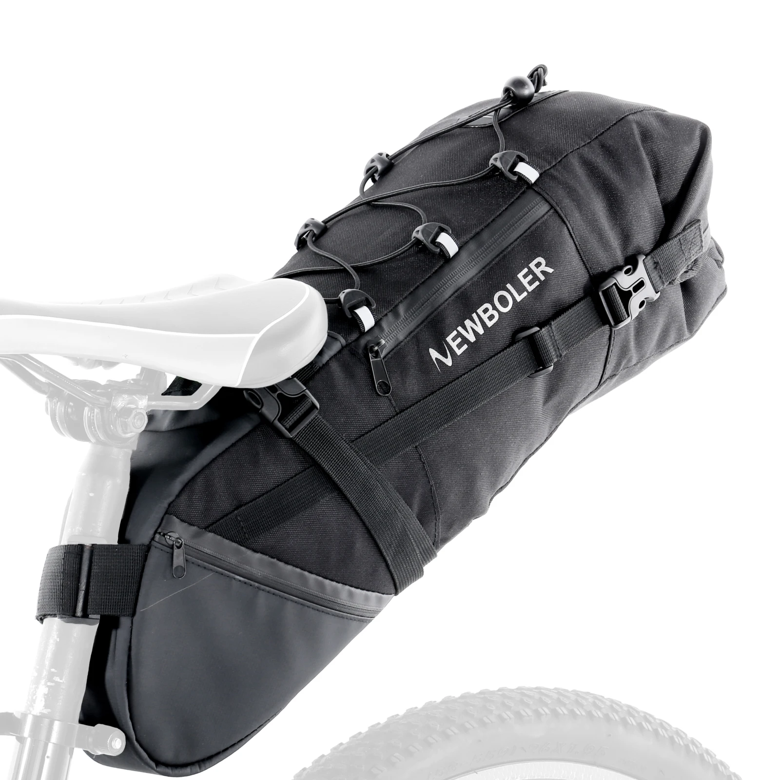 Bike Saddle Bag 3-10L Large-capacity Mountain Road MTB Bicycle Bike Cycle Tail bag Storage Pack Bicycle Under Seat Bag