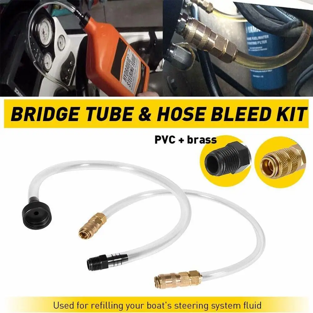 2Pcs/Set Suitable for Hydraulic Steering System/set of Ship Exhaust Seastar Hydraulic Steering Systems Boat Bleed Kit Filler Kit