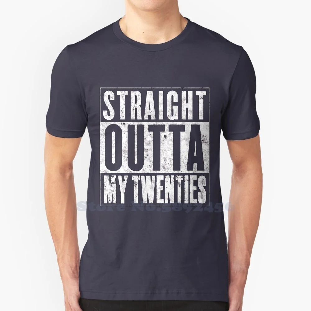 Straight Outta My Twenties 30Th Birthday 100% Pure Cotton T-Shirt Straight Outta My Twenties 30Th Birthday 30 Years Old