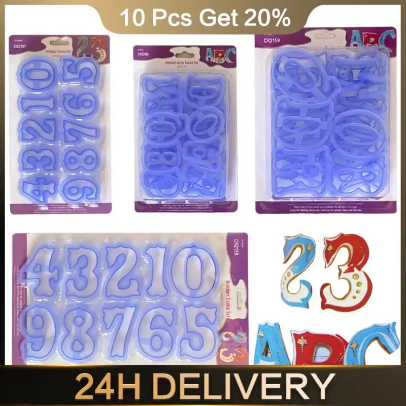 Silicone Mold Durable Eye-catching Easy-to-clean Silicone Mold Number Fondant Tool Trendy Capital Letter Versatile Fun Practical