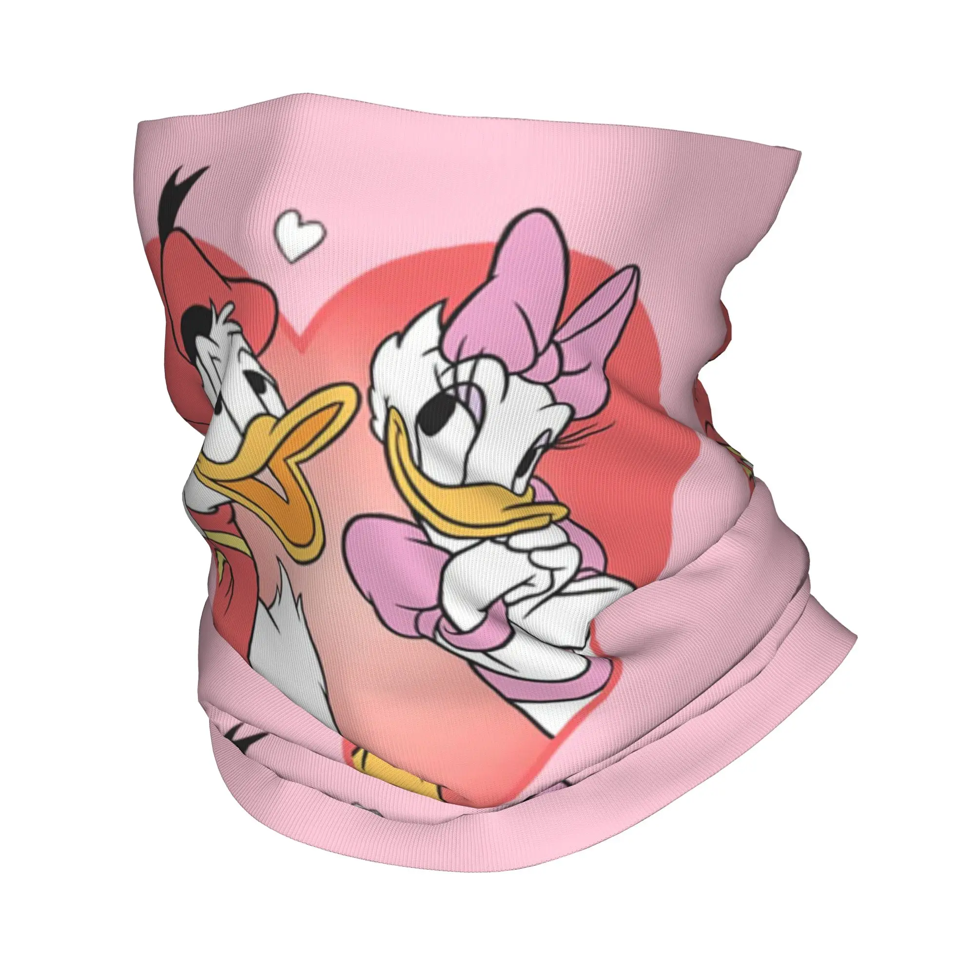 

Красивый зимний шарф-бандана с изображением Дейзи Дак и Дональда Дак для мужчин и женщин, защита от УФ-излучения, для походов