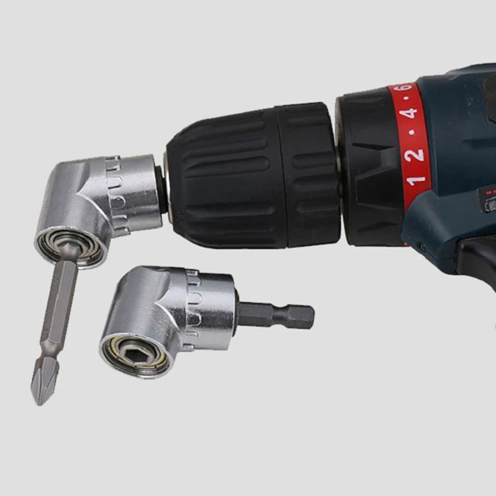 

2pcs 105° Angle Adapter Magnetic Socket Holder For Tight Spaces Extension Hex Extension Hex Drill Electric Drill Tool