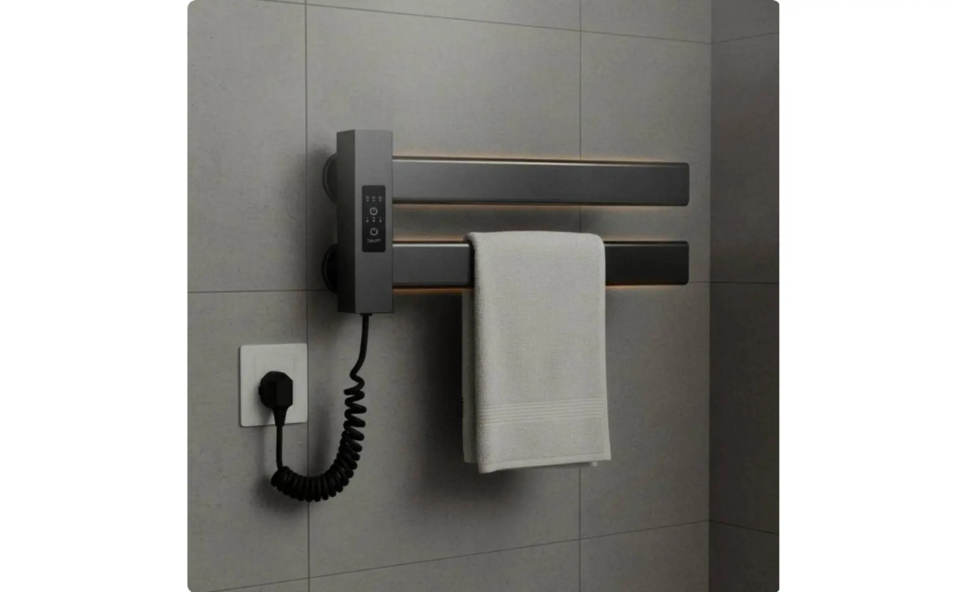 Smart Towel Heating Rack Quick Drying Electric Towel Warmer Bathroom Heater Timer Function Home Appliance IPX5 Waterproof Smart Towel Heating Rack Quick Drying Electric Towel Warmer Bathroom Heater Timer Function Home Appliance IPX5 Waterproof