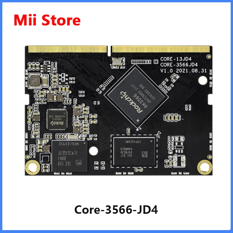 Firefly Core-3566JD4 core board 4G/3G Gigabit netzwerk port PCIE 2,0 SATA M.2 AI intelligenz