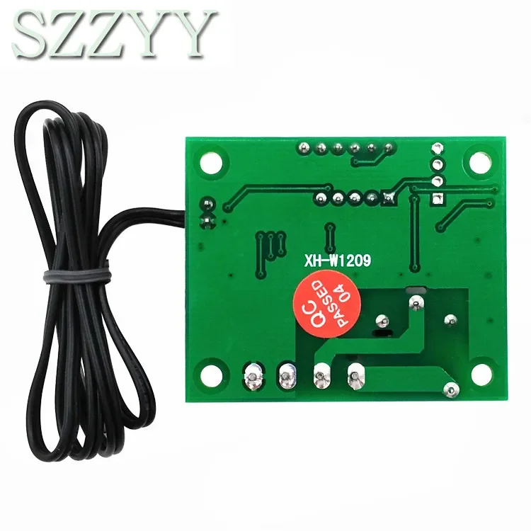 W1209 -50-100C DC 12V digital temperature controllear thermostat temperature control thermostat switch plate W1209 case