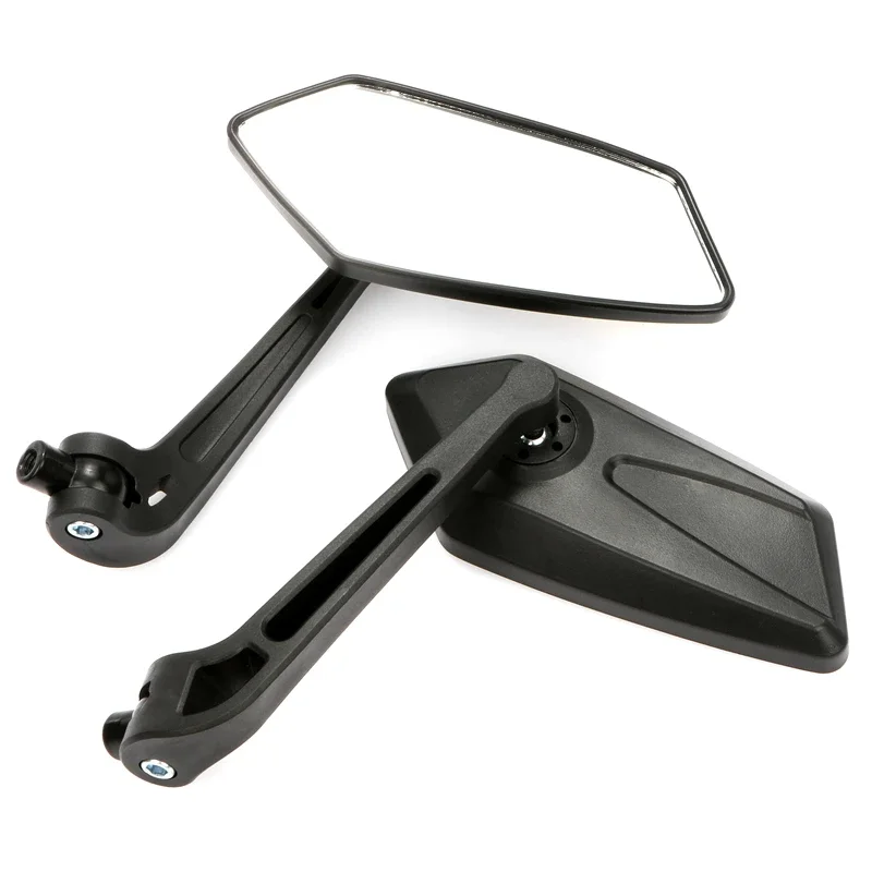 

Black Motorcycle Rear View Mirrors Universal Handlebar Side Rearview Mirror 8mm 10mm for Honda Yamaha Suzuki Kawasaki Scooter