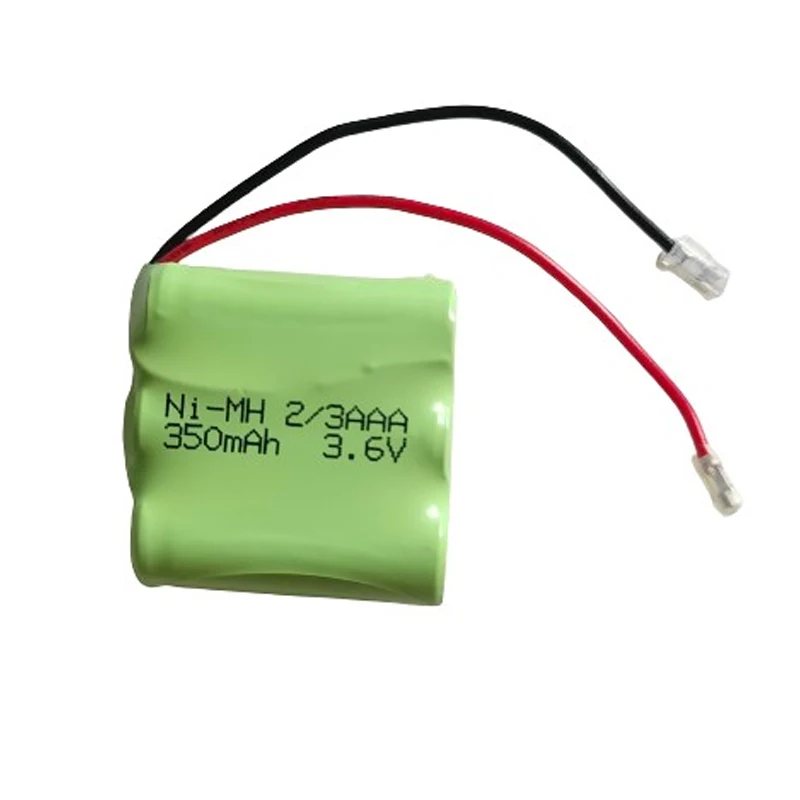 Rechargeable 2/3 AAA Ni-MH 350mAh 3S1P Battery Pack Replacement 2/3AAA 3.6V batteries