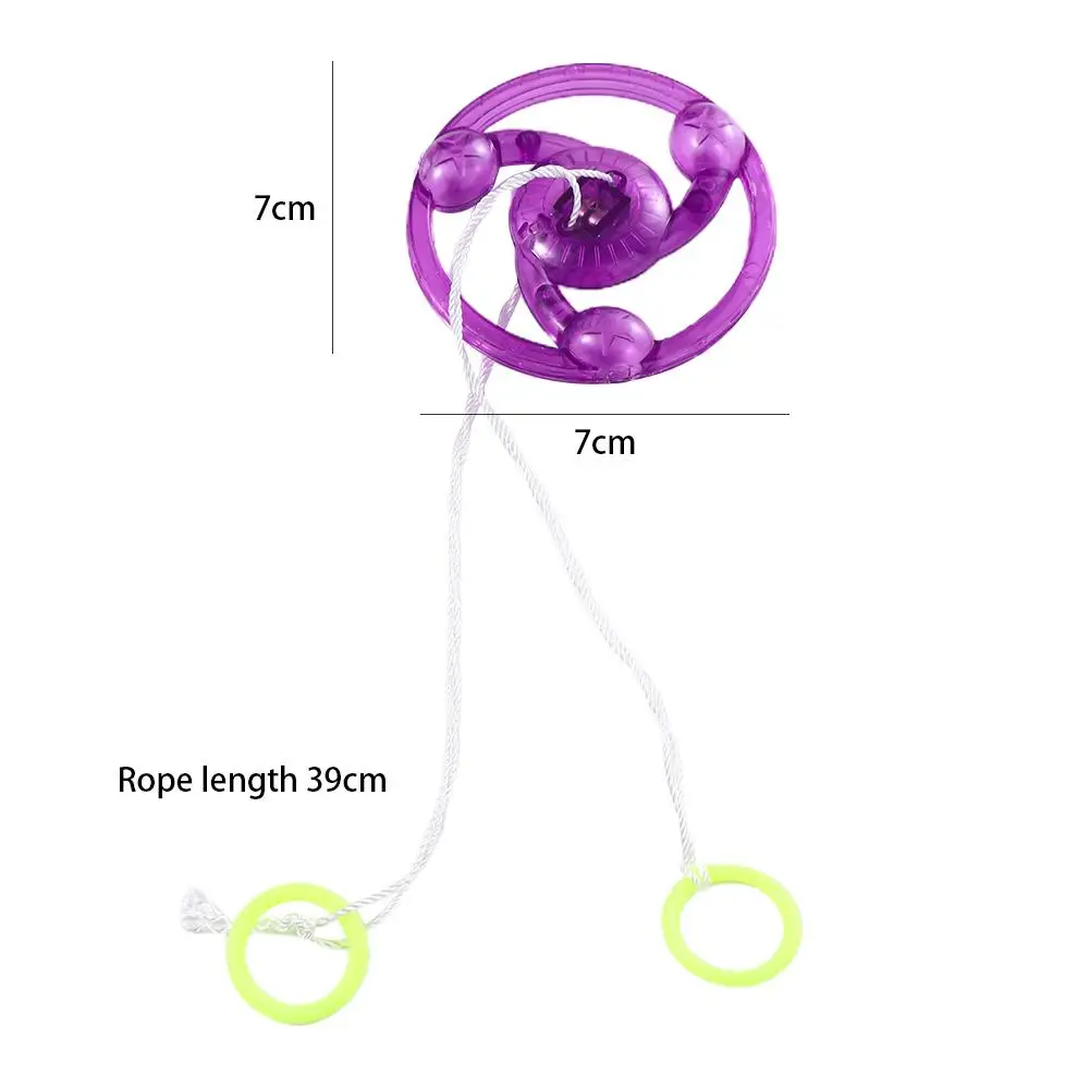 Light Up Toy Finger Training Luminous Flashing Rope Hand-pull Luminous Rope Induction Pull Wire Flywheel Flywheel Flash Toy