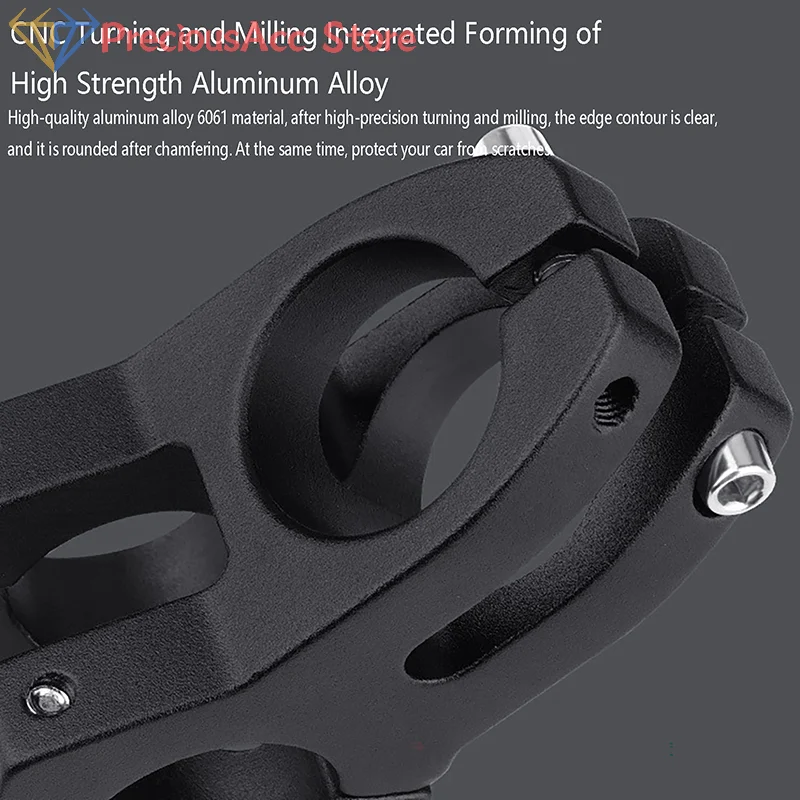 Bicycle Handlebar Stem Power Short 45MM Mountain Bike Bridge 25.4/31.8MM Pipe Aluminum Alloy Cycling Stem Riser Table view 5