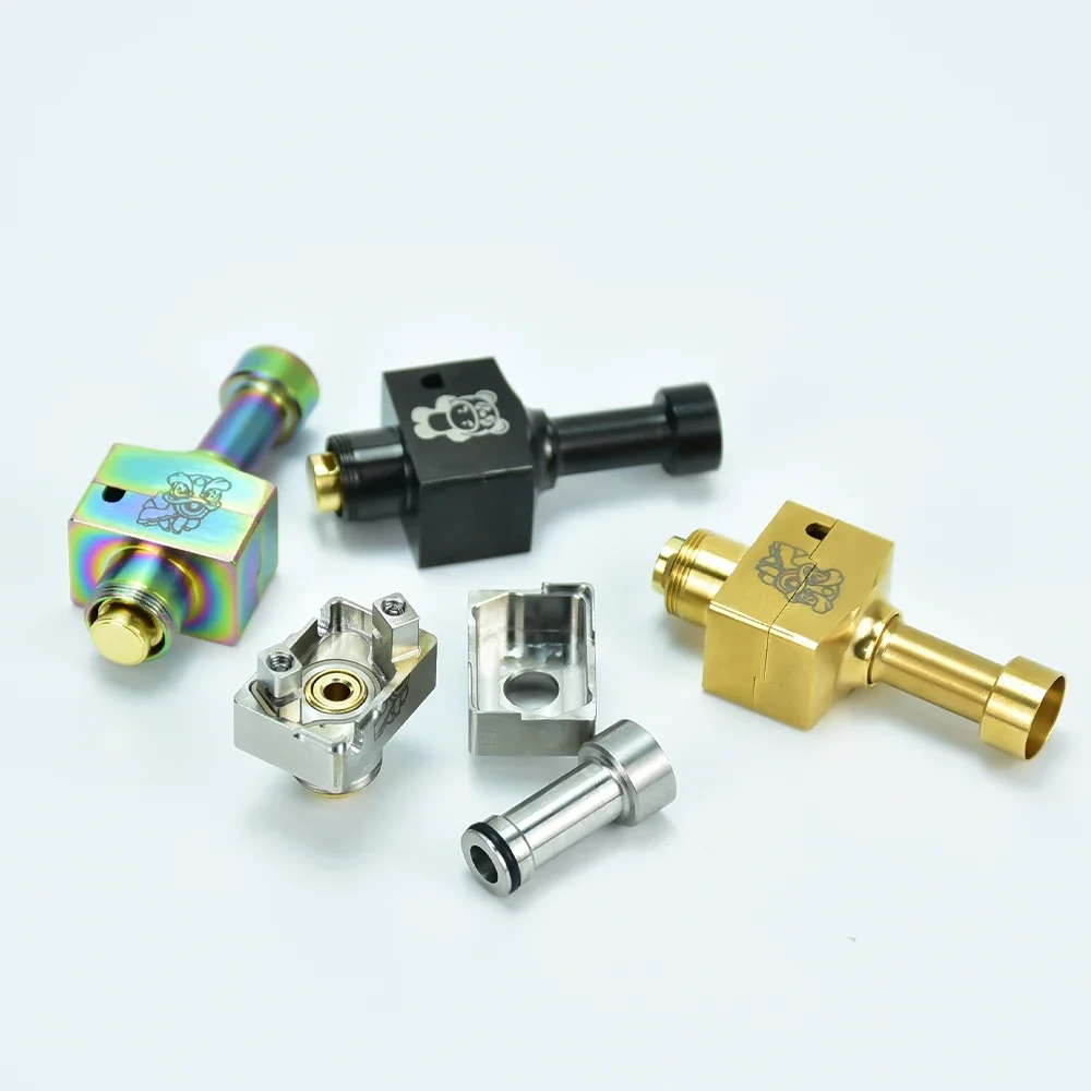 Wolfcoolvape Bridg D2 RBA Bridge Panda Patroon voor Billet Box Mod 70W AIO Boro Tank BB Compatibele Kit