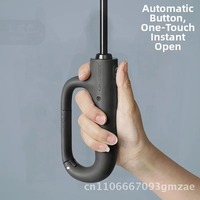 

Portable Outdoor Automatic Double Keel Umbrella Foldable Large Storm-Resistant Business Advertising Umbrella with Printed Logo