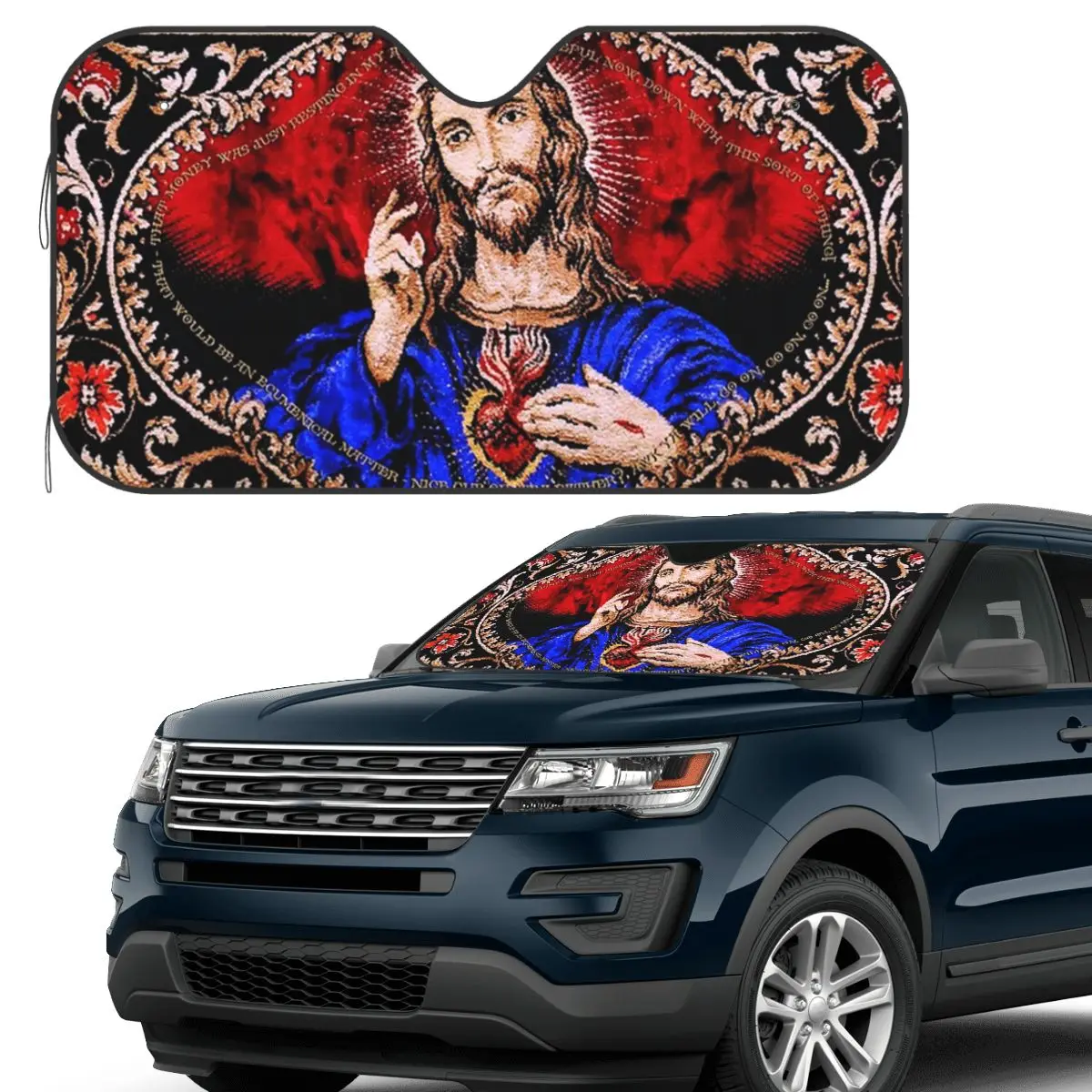 

Father Ted Scared Sofa Sunshade Windscreen Car Front Windshield Window Sun Visor Accessories Covers