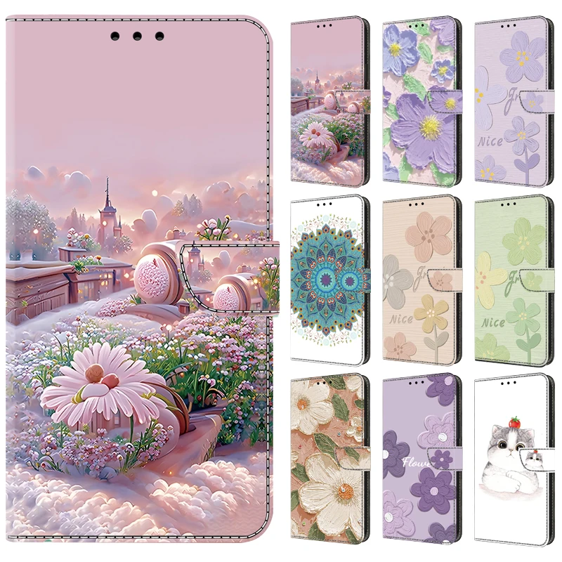 Magnetische Flip-Lederhülle mit Kartenfach für Redmi Note 15 14 14S 13 12 Pro Plus 4G/5G