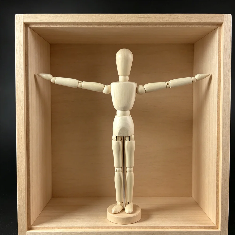 12 Inch 30cm Wood Human Body Model Figure Manikin Mannequin Artist Drawing Sketch Office School Supplies Wooden Human Body