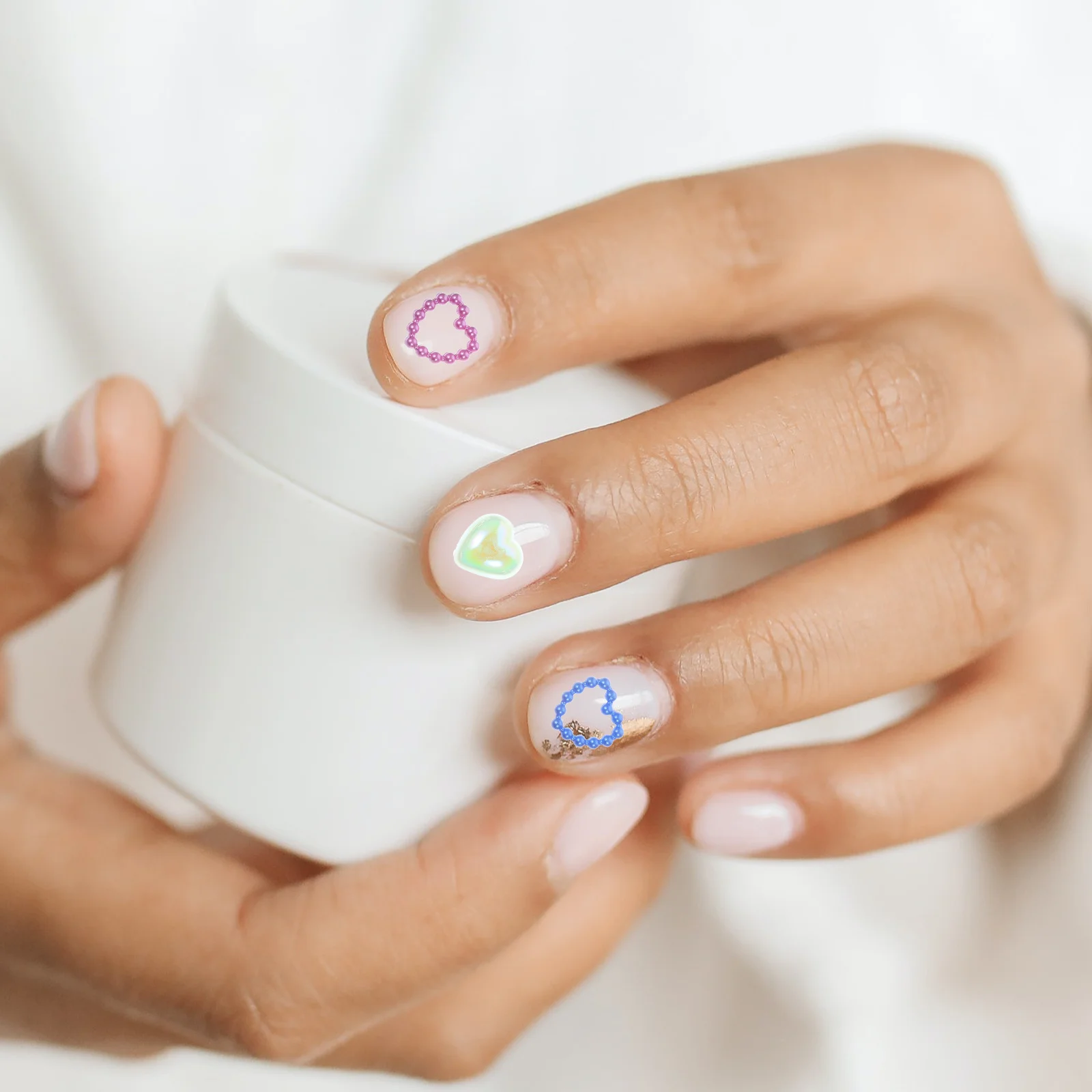 1 pacote de pingentes de pérola para unhas, imitação de pérolas com parte traseira lisa, leve, tamanho pequeno para arte em unhas, joias, enfeites artesanais