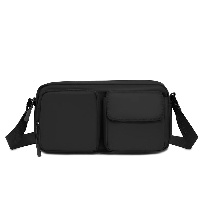 

Минималистичная однотонная сумка через плечо, модная унисекс-сумка через плечо, универсальная повседневная маленькая квадратная сумка для телефона, стильная и модная.