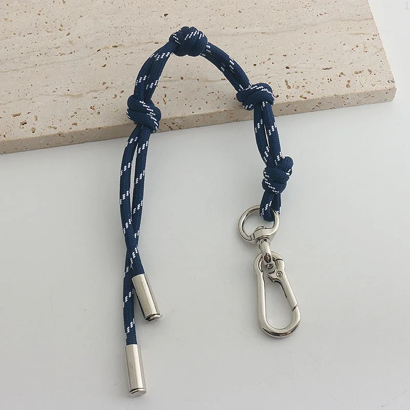 Niche Colored Knot Bracelet, Hiking Hand Rope Bag Pendant, Car Keychain, Fashionable Pendant