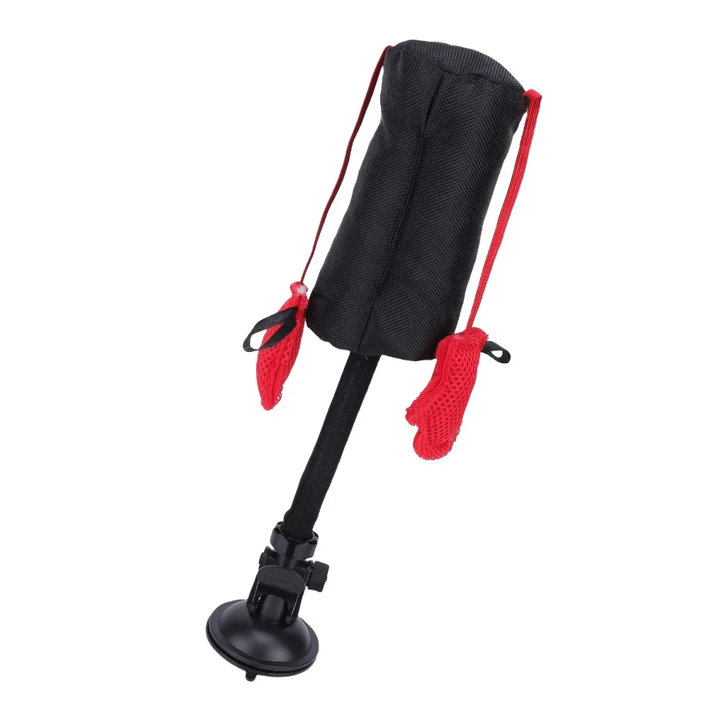 Sac de frappe pour chat à ressort avec base à ventouse, système d'entraînement et de jeu pour chat, jouet d'exercice interactif pour chat