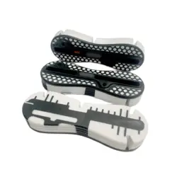 Easy To Install Rudder Slot Fin Boxes Surfboard Fin Plug 0 Degree Center Fin Box + 9 Degree Side Fin Box