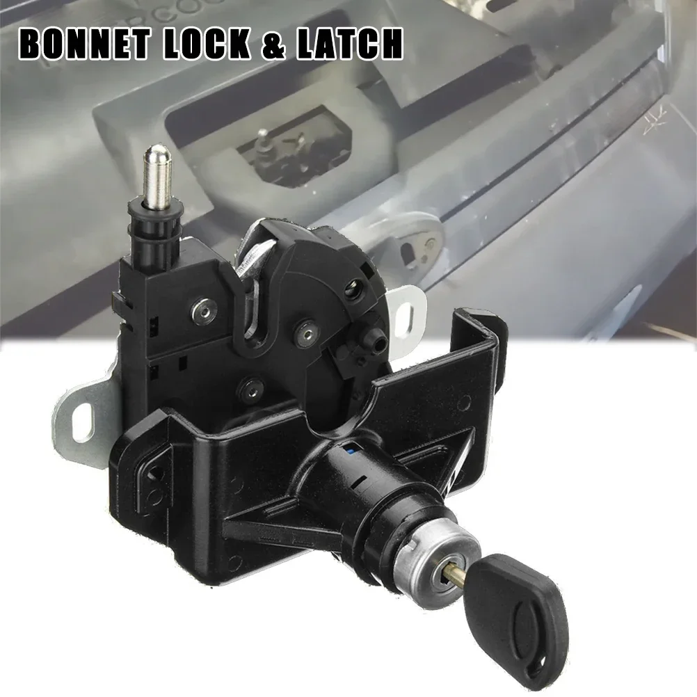 

Replacement Transit Parts Car Hood Bonnet Lock And Latch With 2 Keys For Ford Transit MK7 2006 - 2013 Car Accessories