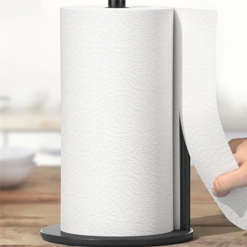 

ABUG-Paper Towel Holder Countertop Kitchen Paper Towel Holder Stand For Kitchen And Bathroom Organization