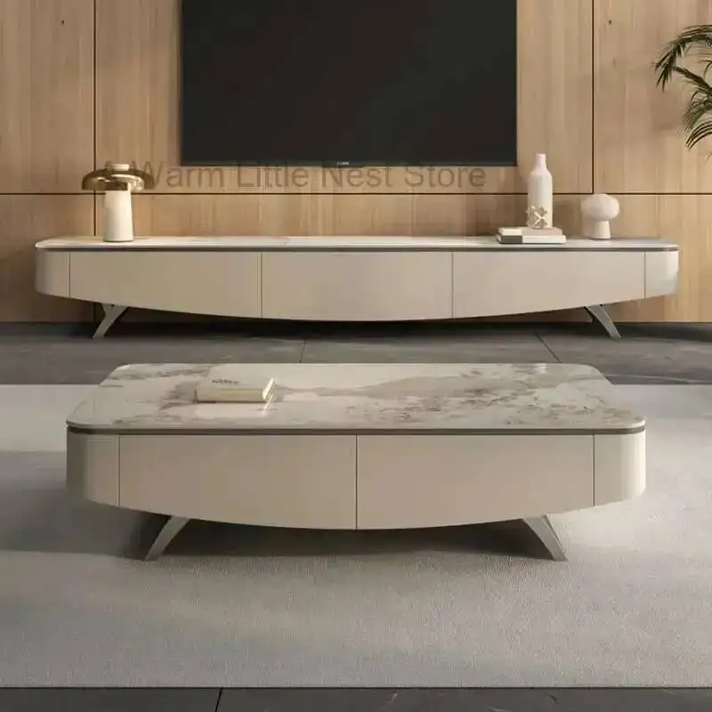 

Bedroom Nordic Living Shelf Tv Room Stands Modern Luxury Trendy Unique Tv Table Designer Muebles Para Tv Italian Furniture