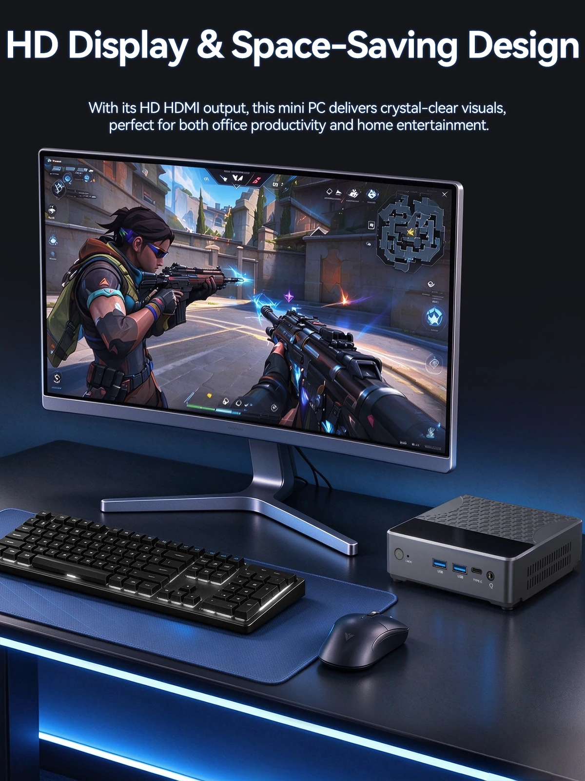 SZBOX AMD Ryzen 7 3700U 5 3500U 5 3450U 3 3250U Mini PC with Display DDR4 M.2 SSD Dual HDMI USB Type-C LAN Office Home Computer