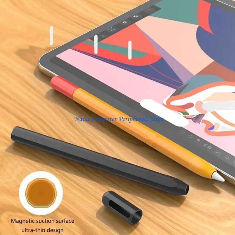 

F68C Silicone Pen Holder for Pencil Enhances Grip Comfortable Hold