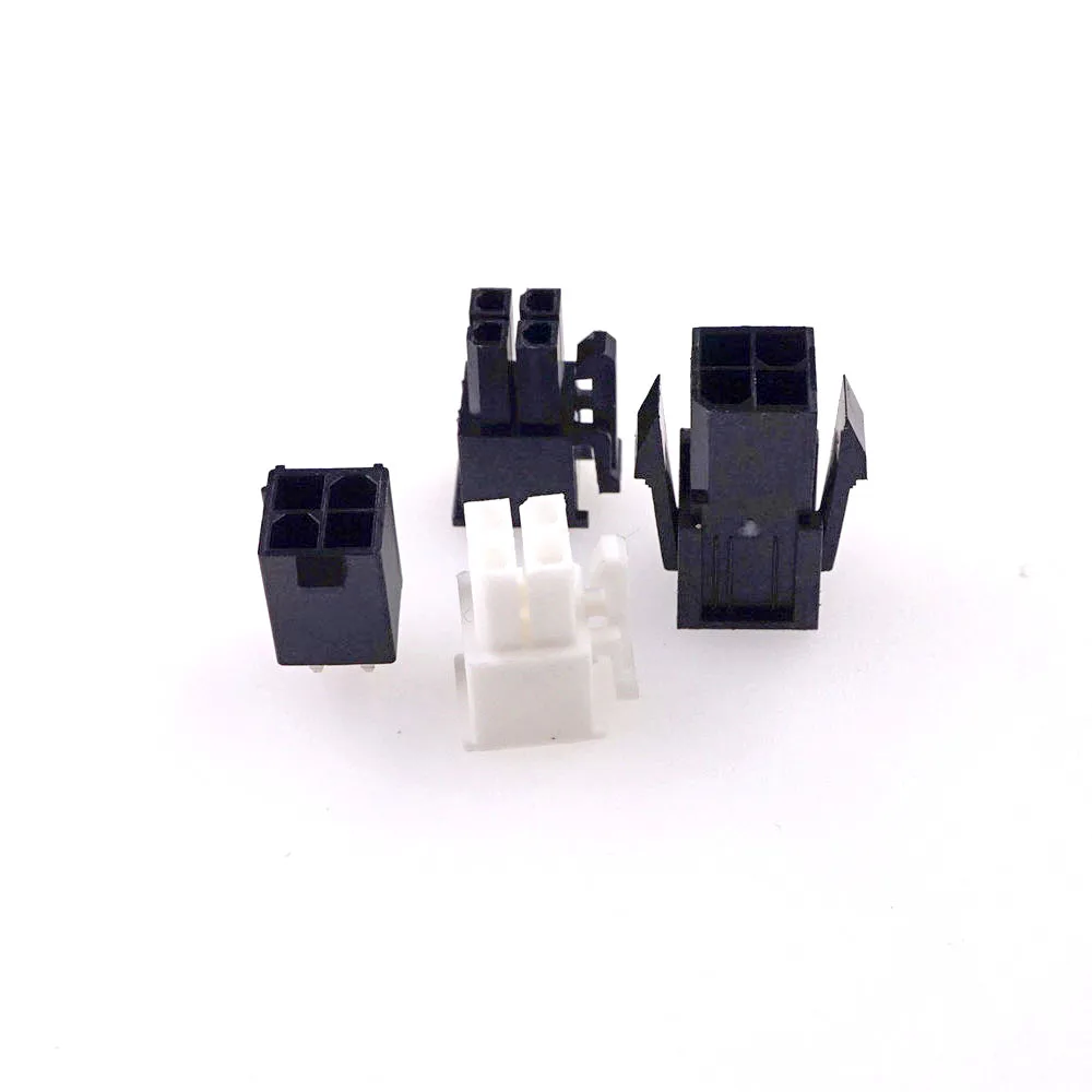 5Pcs 4.20 mm CPU 4 Pin Male Female Housing Header Wafer ATX CPU PSU EPS12V Mainboard Motherboard Power Connector Plug Receptacle