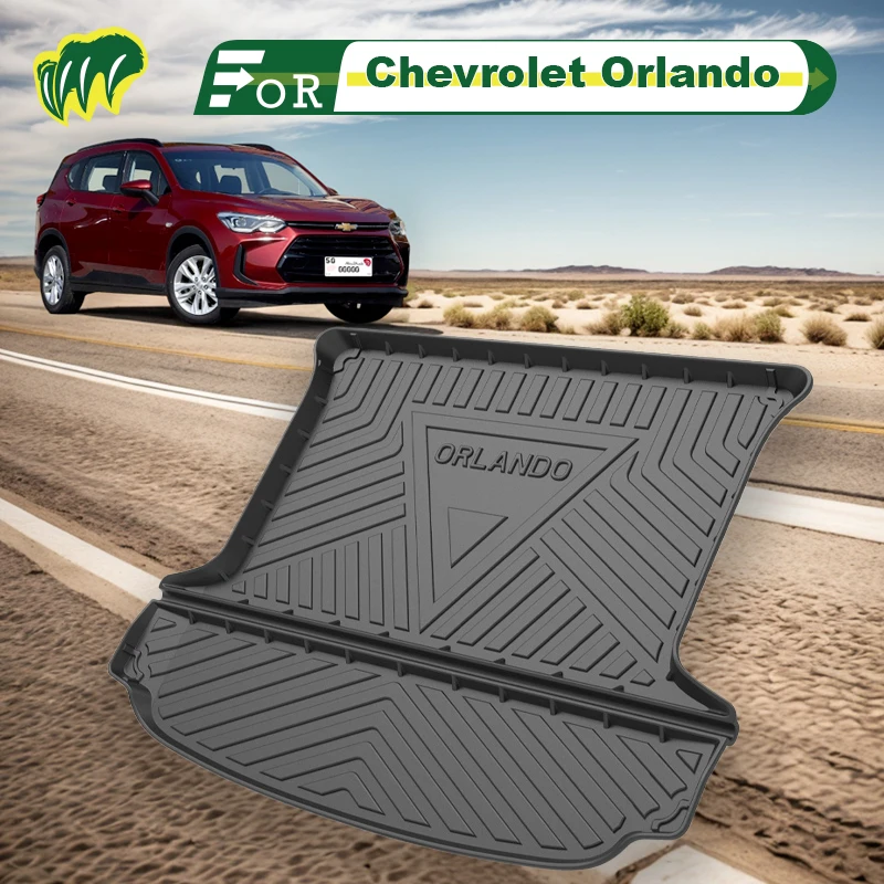 

For Chevrolet Orlando 2019 2018-2020 Custom Fit Car Trunk Mat All Season Cargo Mat 3D Shaped Laser Measured Trunk Liners