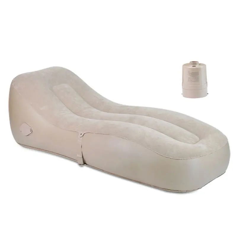 أريكة قابلة للنفخ تلقائيًا، سرير أريكة مرتبة هوائية مع مضخة هواء مدمجة قابلة لإعادة الشحن