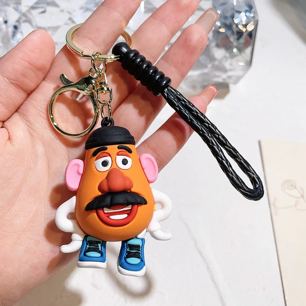 6-teiliges Set Anime Toy Story Schlüsselanhänger Niedliche Woody Buzz Lightyear Puppen-Schlüsselanhänger Paar-Taschenanhänger Schlüsselkette Schmuck Spielzeug Geschenke – Detail 12