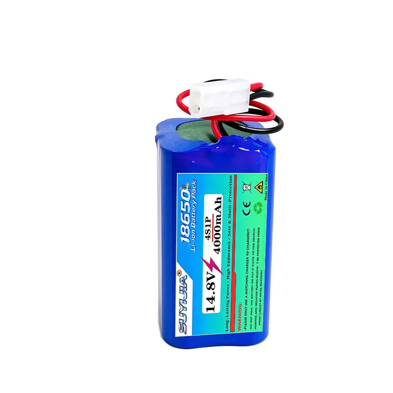 4000mAh 14.4V-14.8V 4S1P Vacuum Battery RS-RT900866 CMICR18650F5 Replacement for Rowenta Tefal Explorer Serie 20&40 Robot Vacuum