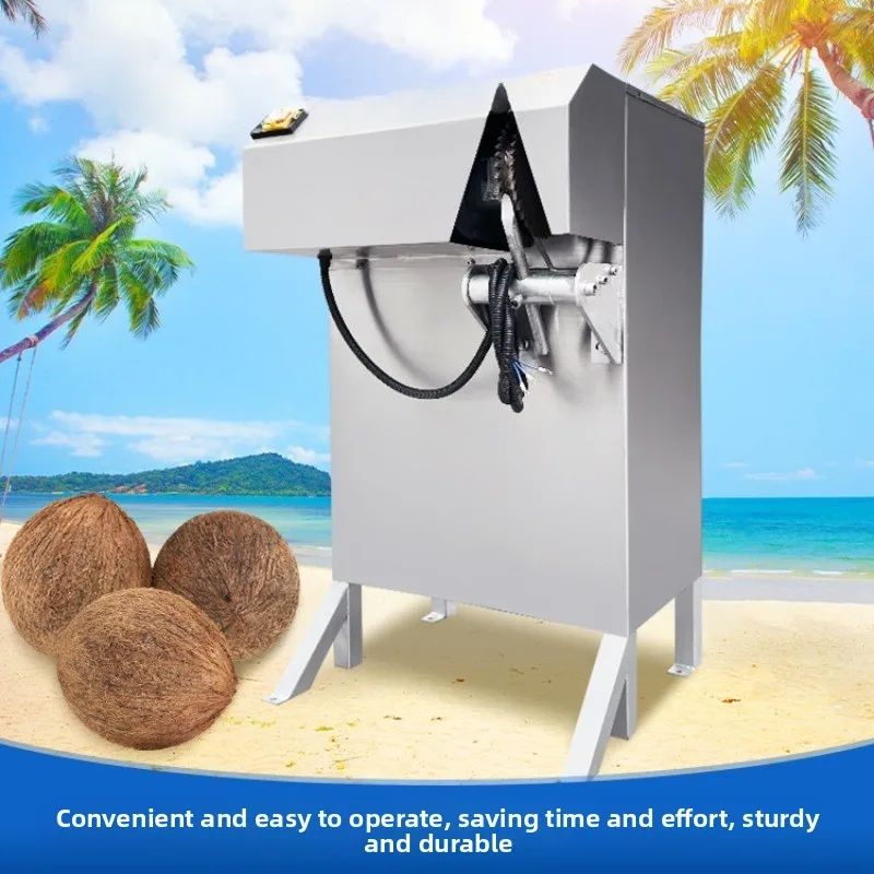 Use double-headed coconut sheller, large coconut sheller, old coconut emperor saw disc sheller
