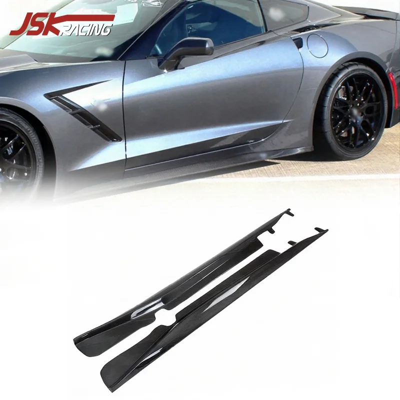 

Карбоновые боковые накладки на пороги для Chevrolet Stingray C7 2014-2016, обновление в стиле LG