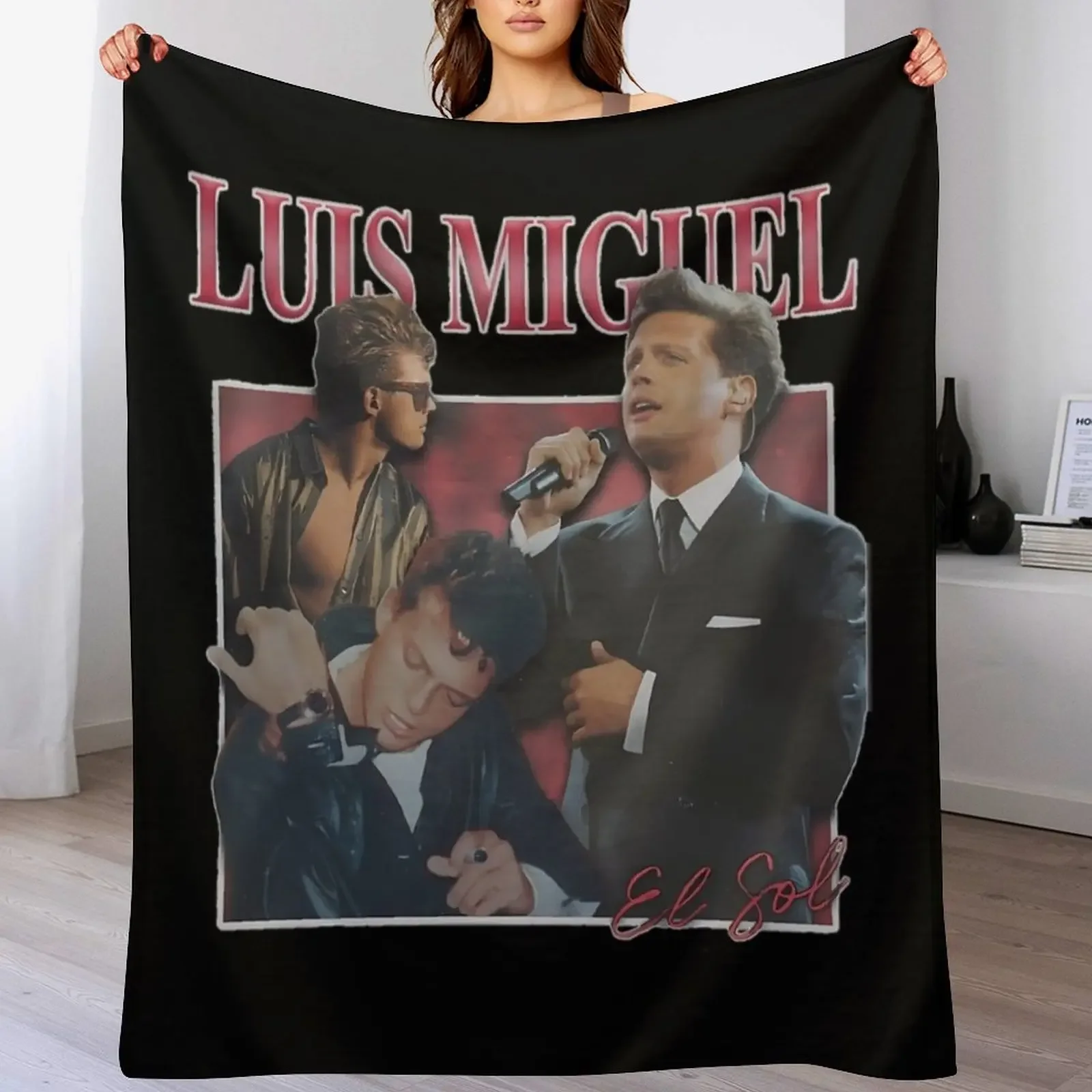

Luis Miguel Throw Blanket Luxury Designer Multi-Purpose Luxury For Decorative Sofa Blankets