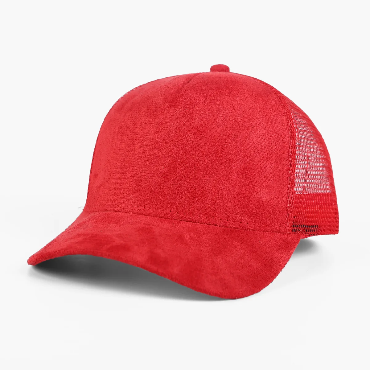 1 Stück Baseballkappe für Herren 5-Panel Mesh Wildleder Trucker Hut Damen Frühling Sommer Outdoor Sportmützen Einfarbige Gorros – Detail 7