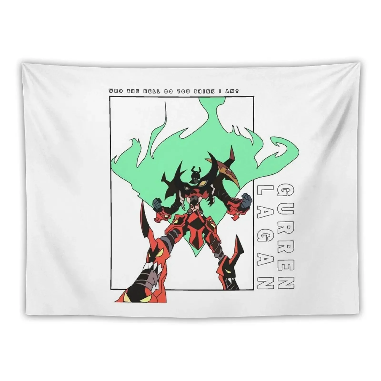 

Gurren Lagan Flame Robot Tapestry Wallpapers Home Decor Room Decor Tapestry