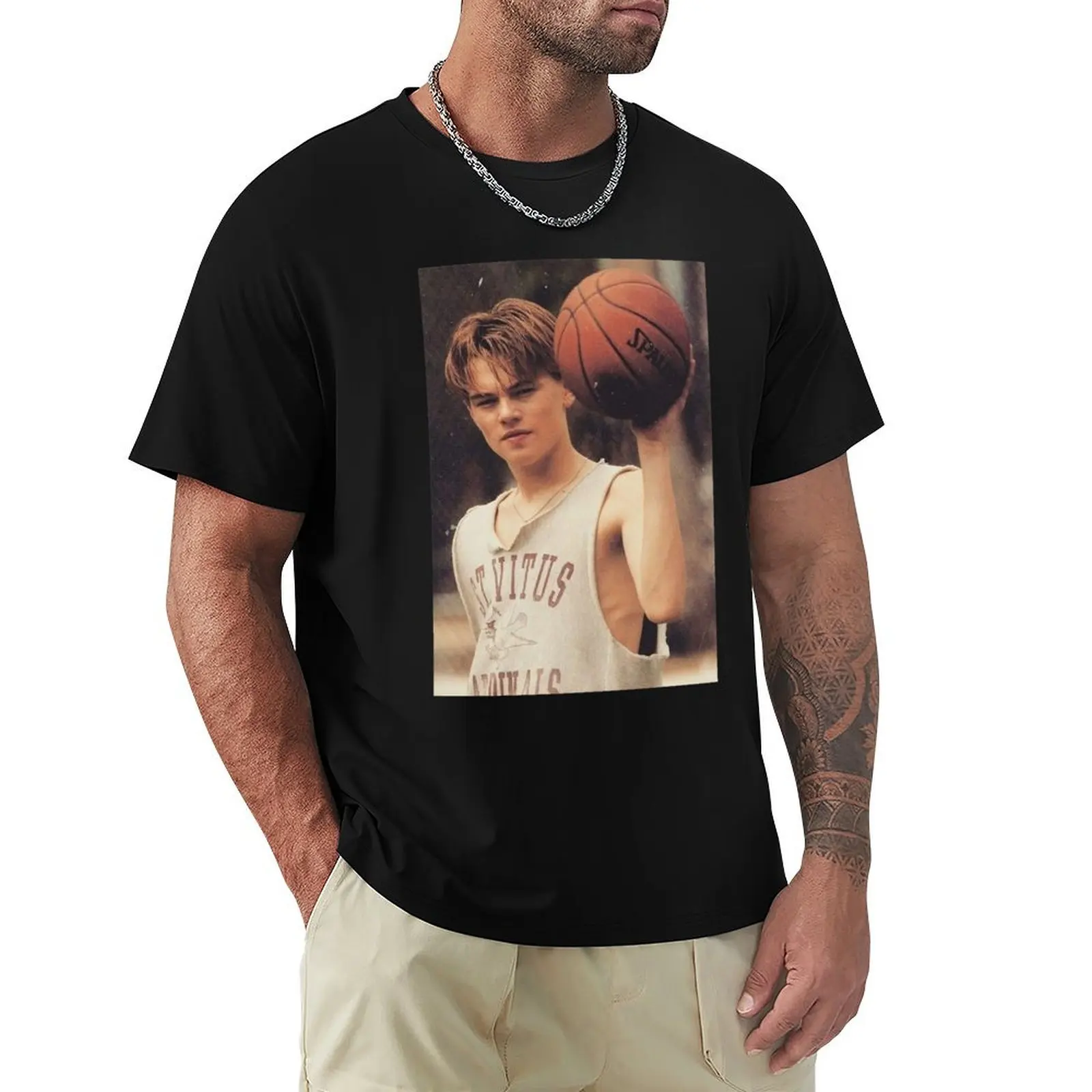 Leonardo DiCaprio T-Shirt Aesthetic clothing vintage shirts graphic tee men