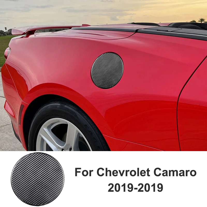 

For Chevrolet Camaro 2016-2019 Car Oil Tank Cap Cover Decorative Sticker Carbon Fiber Exterior Modification Accessories