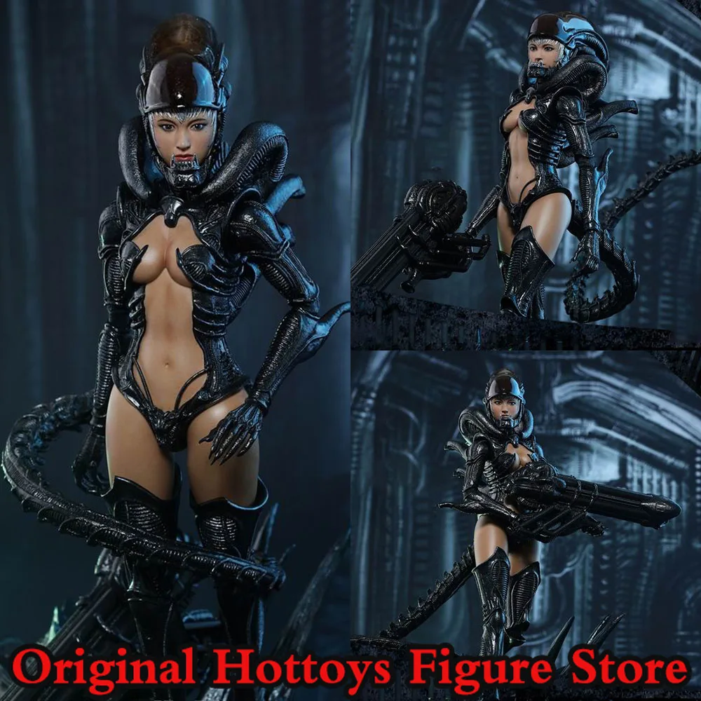 Original Hot Toys HAS002 HT1/6 Scale Female Soldier  Alien Girl AVP Alien vs. Predator Full Set 12-inch Action Figure Model