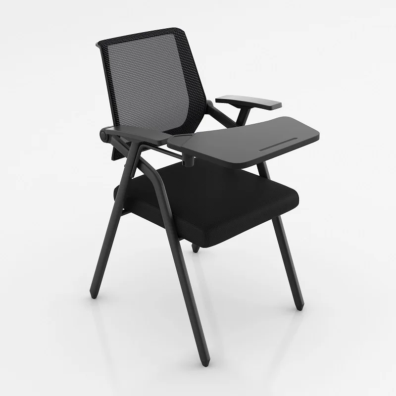 

Training chair with table board folding factory wholesale with writing board table and chair integrated meeting training