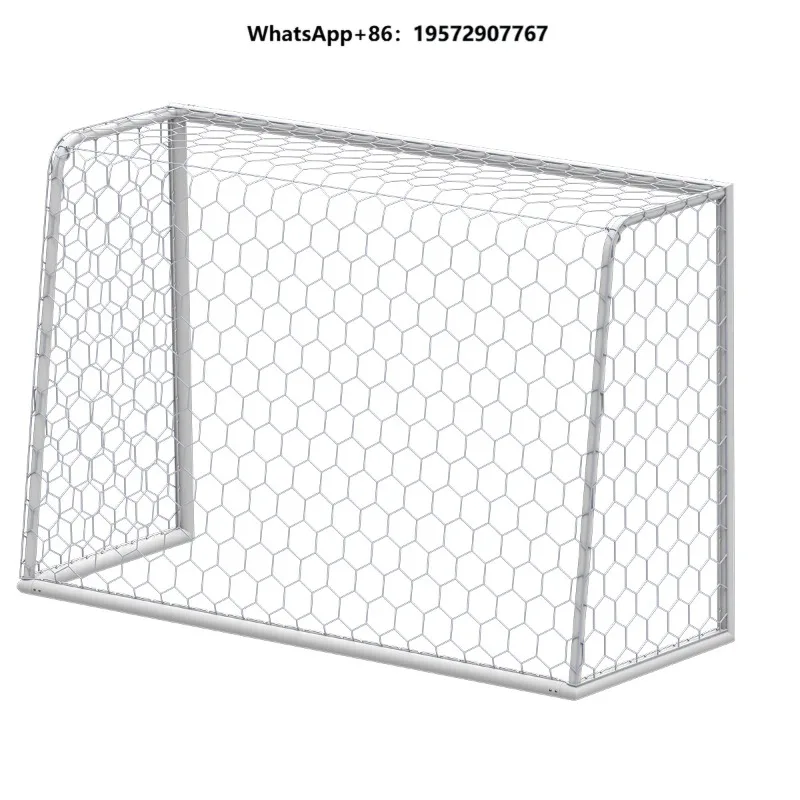 High Quality Soccer Football Goal Net with Post Professional Full Size 24x8 Outdoor Indoor Training Custom Logo Wholesale Price